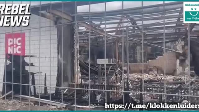 TOTAL DEVASTATION: On the scene at the aftermath of the Picnic Supermarket in Almelo