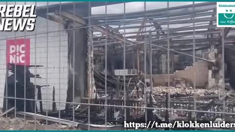 TOTAL DEVASTATION: On the scene at the aftermath of the Picnic Supermarket in Almelo