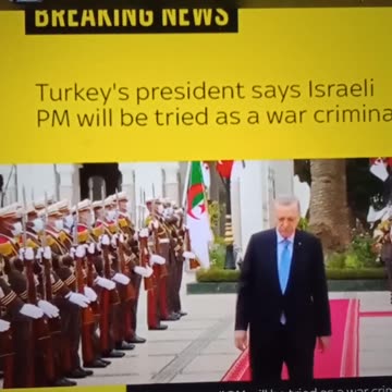TURKEY ERDOGAN TRYING NETANYAHU FOR CRIME'S AGAINST HUMANITY E.O.13818