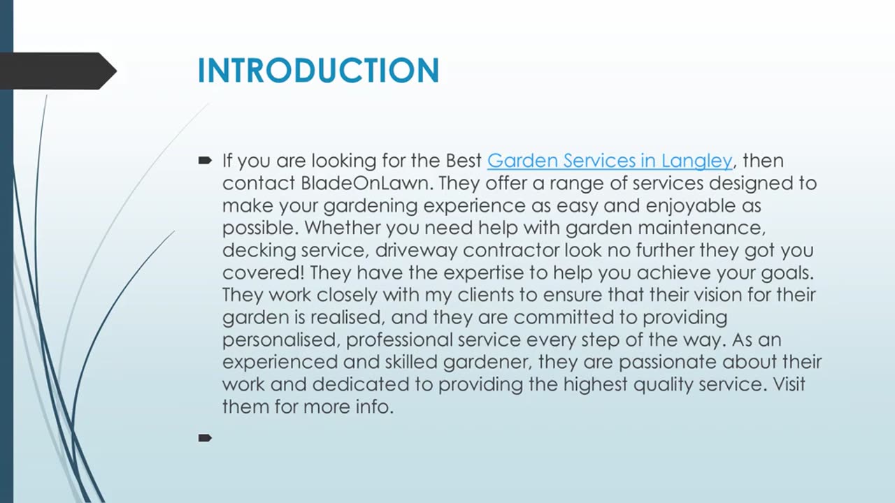 Get The Best Garden Services in Langley.