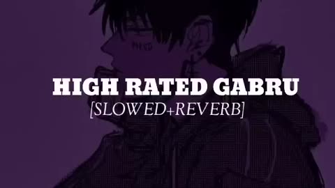 High Rated Gabru (slow+reverb) #slowsong #reverbsong #viral