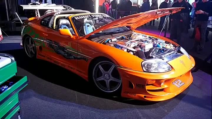 Fast and Furious Supra hero3 at the Montreal Auto Show 2018