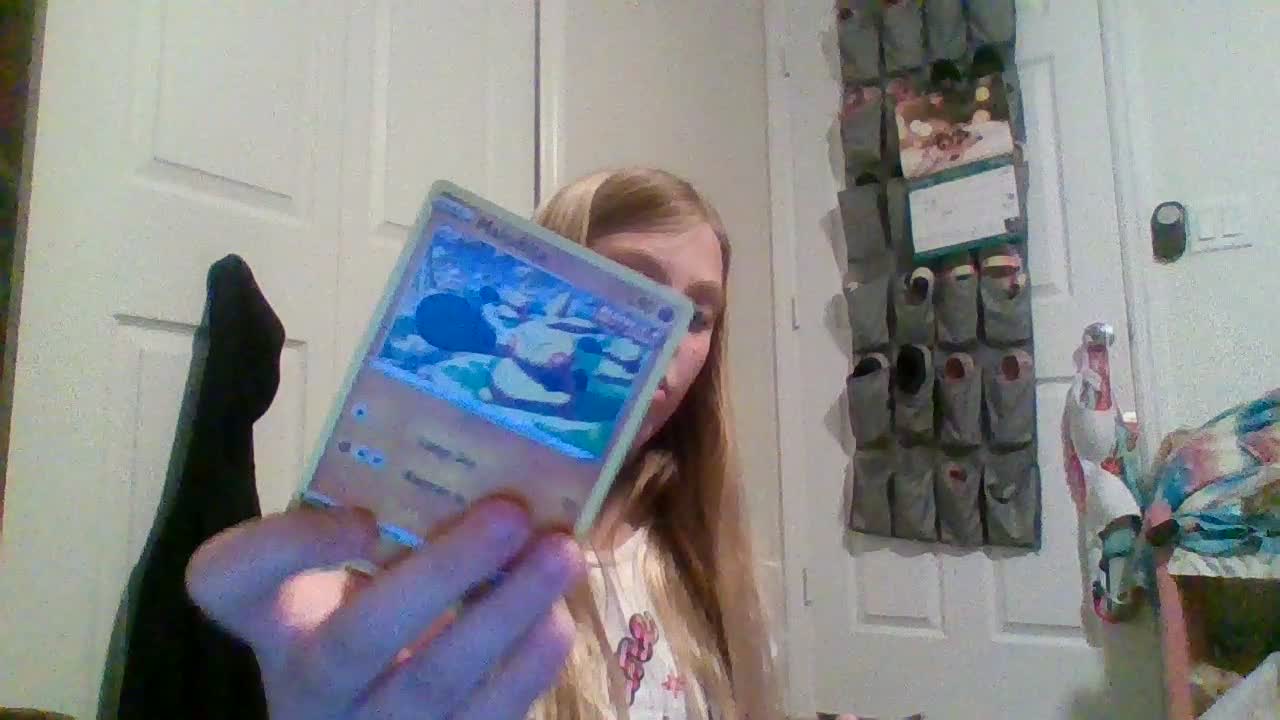 The Kyla and Teagan show Pokemon cards