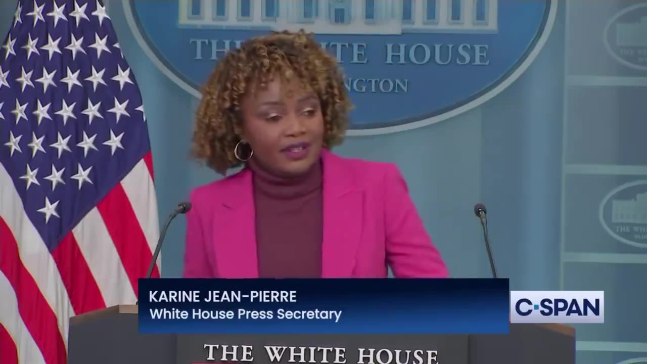 KARINE JEAN-PIERRE GOES ON EMOTIONAL RANT, CLAIMS TRUMP "PRAISES HITLER" 😡🚨 TIES IT TO JAN 6TH! 📅