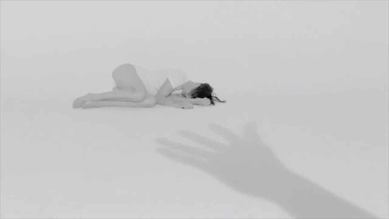 Black and White video of Interpretive Dance