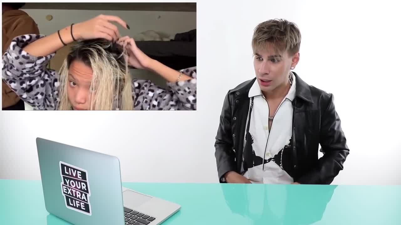 Hairdresser Reacts To Worst Bleach Fail Ever