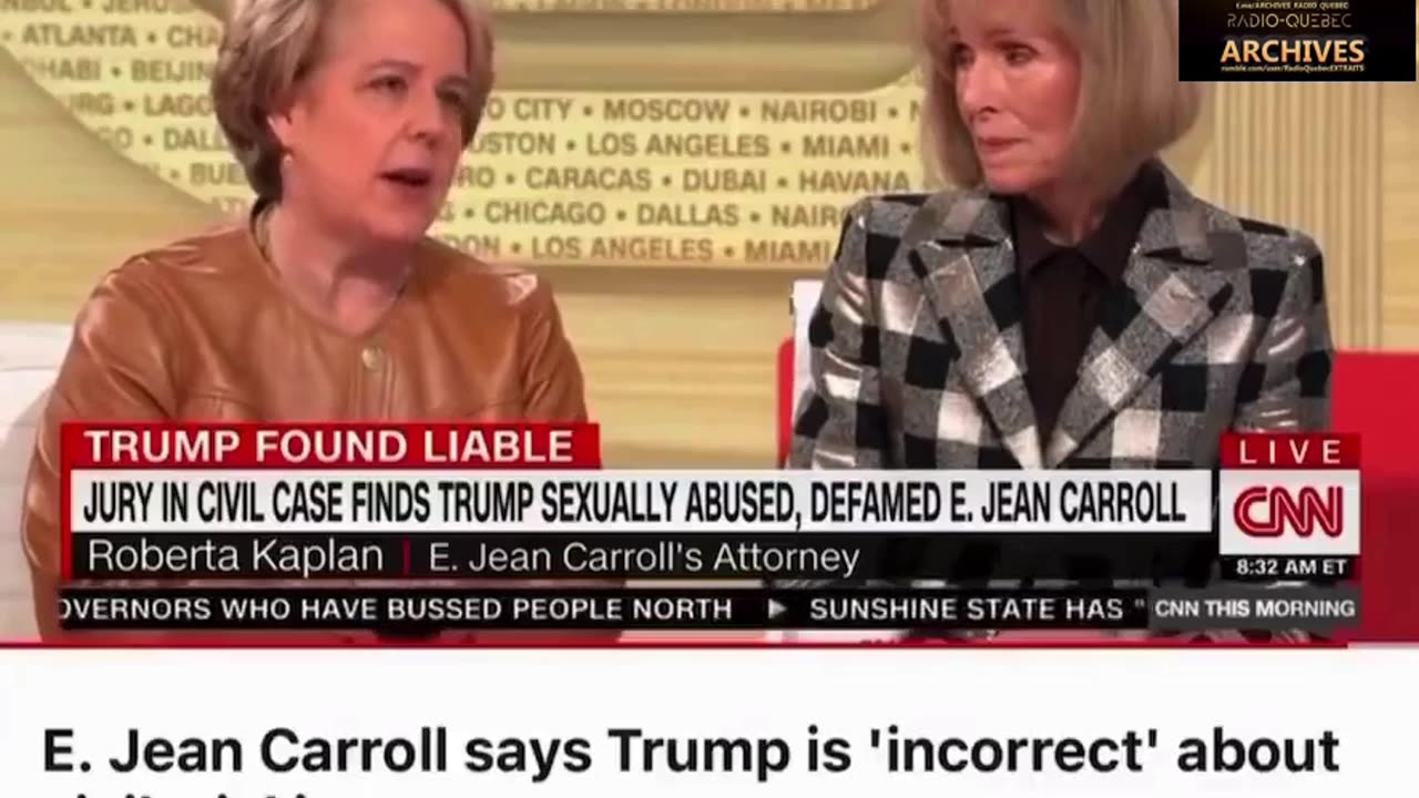 ▶ EXTRAITS-RQ (28 jan 24) : E. JEAN CARROLL - Concevoir la loi pour attaquer Trump.