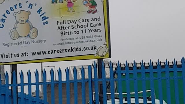 5G masts Careers N Kids Percy Street X Divis Street Belfast