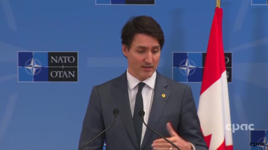 Trudeau talks about -getting the world not just off Russian oil and gas,