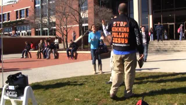 WKU Needs To Repent! - Kerrigan Skelly College Campus Open Air Preaching - Bowling Green, KY