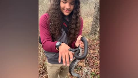 Snakes Can Be Cute Too - Funny and small have to see this