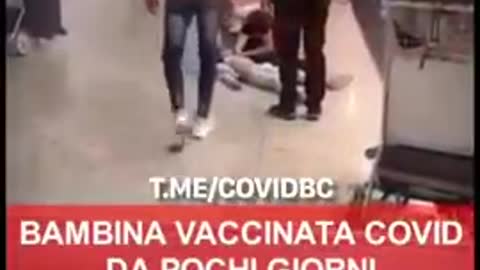 BRAZIL: RECENTLY VACCINATED CHILD DROPS DEAD WHILE WAITING FOR A PLANE WITH HER MOM 💉