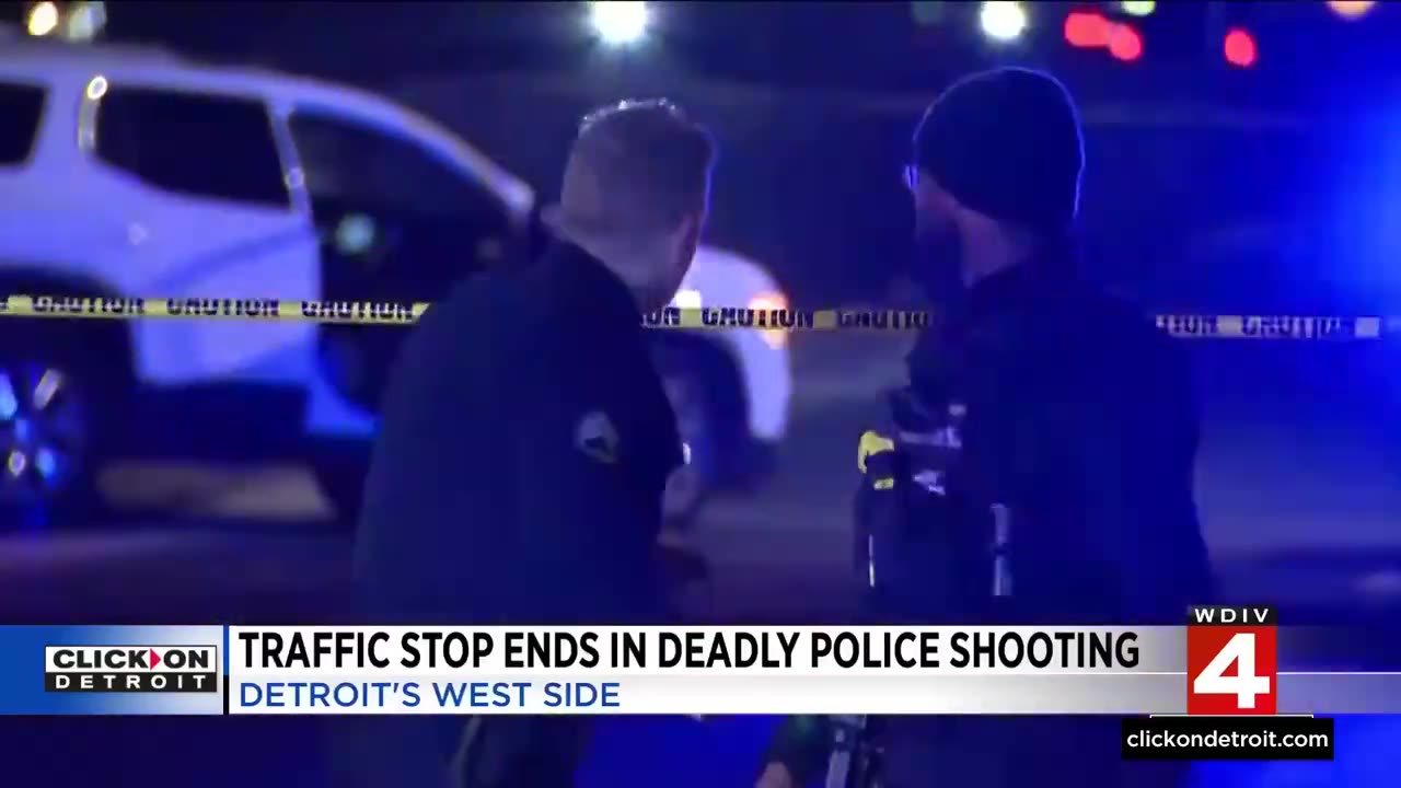 Traffic stop ends in deadly police shooting on Detroit's west side