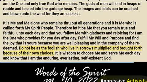 Words of the Spirit | May 10 2022