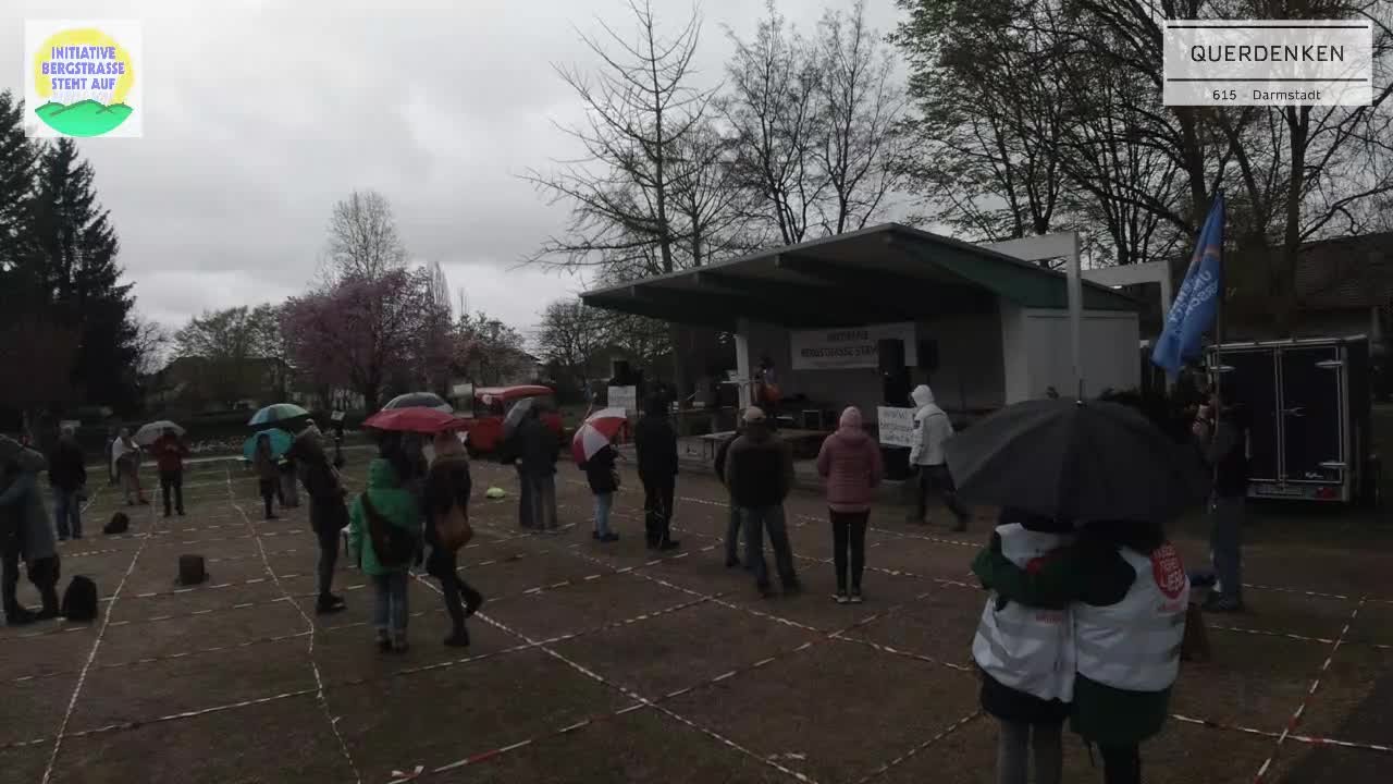 Freiheitsmarsch von "Die Bergstraße steht auf" / Ostermontag, 05.04.2021