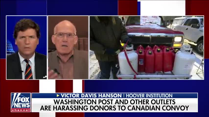 Washington Post harasses Canada trucker donors: Tucker Carlson