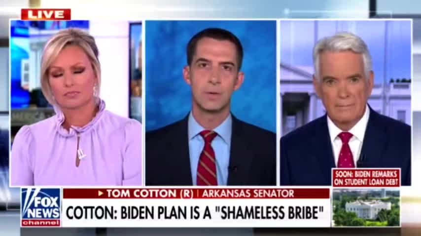 Sen. Tom Cotton on Biden Forgiving Student Loan Debt