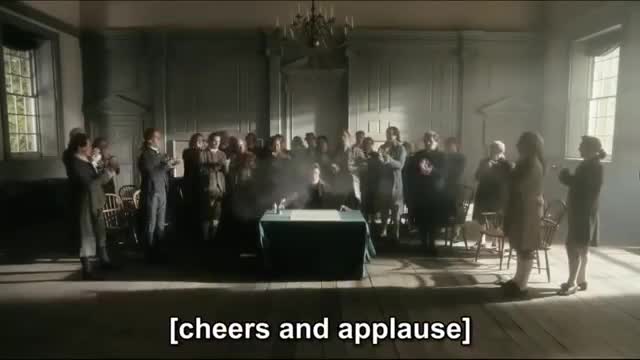 George Washington Reads The Declaration Of Independence πΊπ²