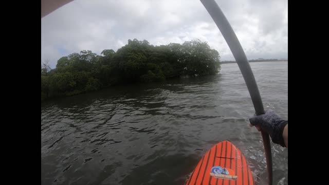 Paddle boarding West Lake Hollywood Florida