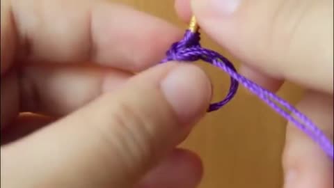 DIY braided rope, peach blossom bracelet, super pretty5