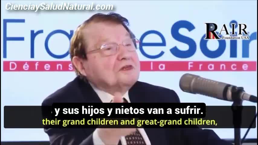 Luc Montagnier vacunar a los menores puede afectar a futuras generaciones