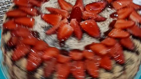 Strawberry cake. Best of the best from my mom