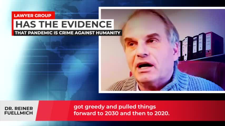 Dr. Reiner Fuellmich - 1000 lawyers have evidence that pandemic is crime against humanity