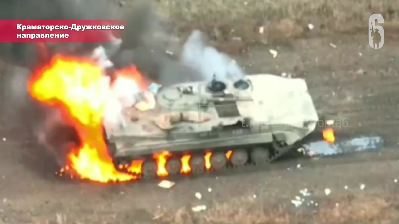 🇷🇺🇺🇦 The enemy BMP-1 was blown up