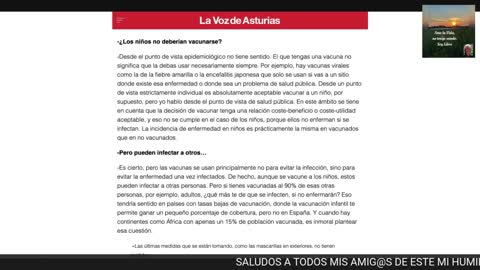 DESDE UN PUNTO DE VISTA EPIDEMIOLÓGICO NO TIENE SENTIDO VACUNAR A LOS NIÑOS (COVID)