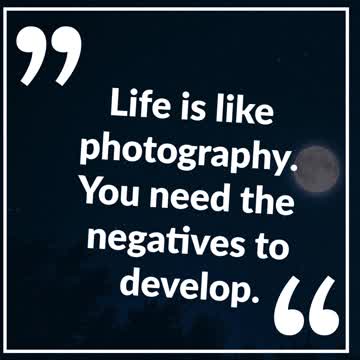 Life is Like Photography