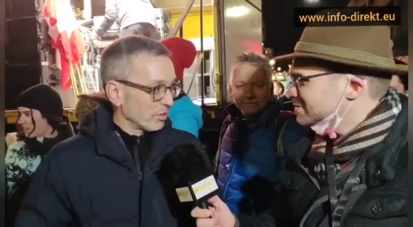 Kurzes Interview mit FPÖ-Chef Herbert Kickl bei der heutigen