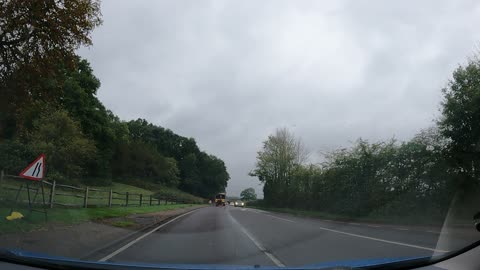 Driving to a petrol station Sussex. Speedlapse 13th Sep 2022