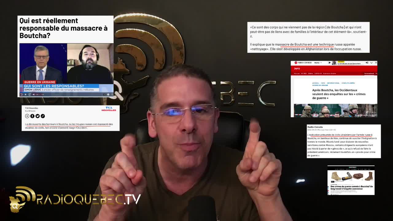 Extrait du WEBJOURNAL du 5 avril 2022 - LE MASSACRE DE BOUTCHA - Technique Russe