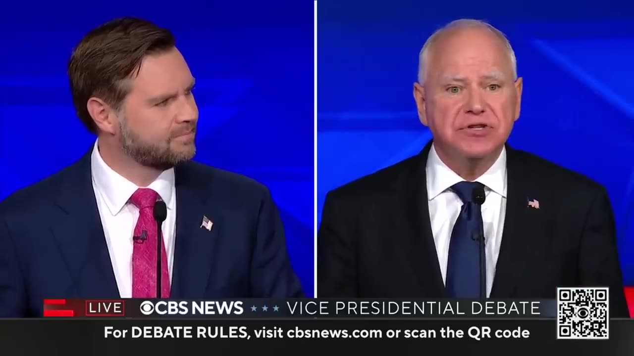 Tim Walz, JD Vance debate on immigration