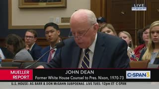 John Dean Mueller Report Testimony