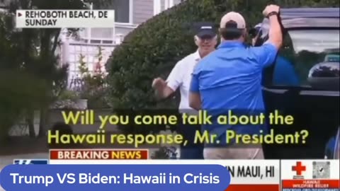 Trump's Houston response vs. Biden’s Hawaii response