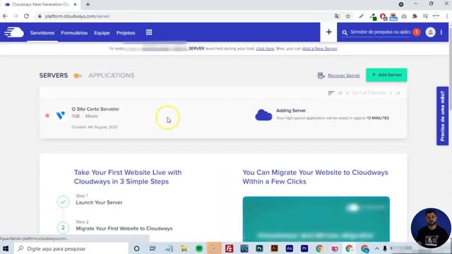 HOSPEDAGEM FAST SUPER RÁPIDA CLOUDWAYS - O Site Certo