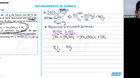 ANUAL ADUNI 2023 | REFORZAMIENTO 06 | QUÍMICA