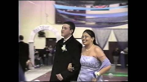 2000-01 WPHS Vids 106 Prom 072 Grand March Couple 45 by Glenn Strader