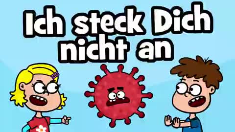 Kinderlied Ich steck Dich nicht an - bleib gesund Lied - Hurra Kinderlieder