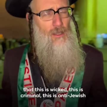 Rabbi Dovid Feldman attended the rally held in support of Palestine in Paris, the ...