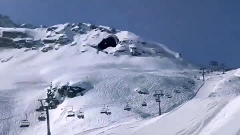 snow mountain skiing