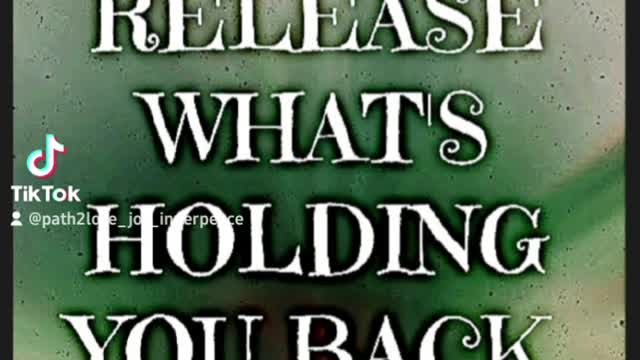 Releasing is a way to set yourself free from the Emotional Baggage of the Past