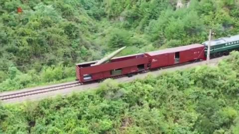 North Korea: Images of Today's Ballistic Missile Launch From a Railway System