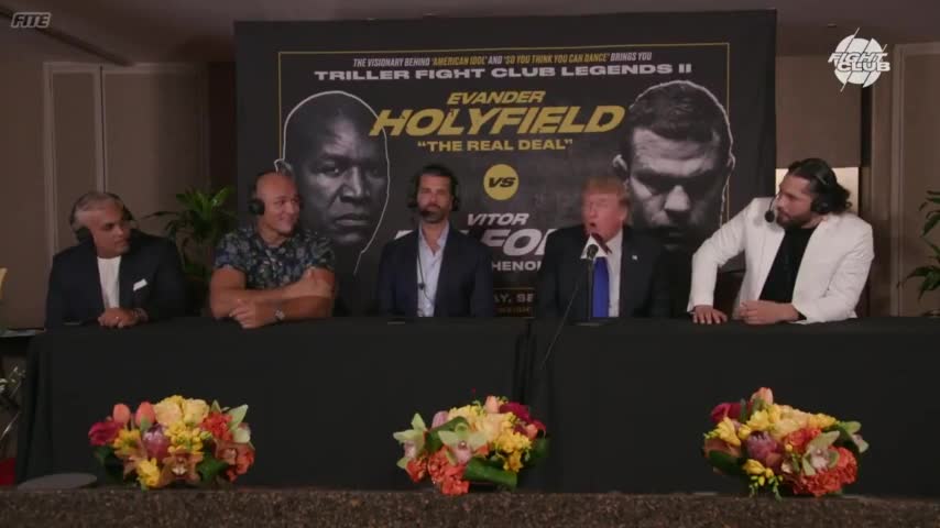 Chants of 'We Love Trump' At Holyfield vs Belfort Fight