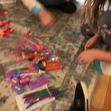 Prepping for the kids fun day