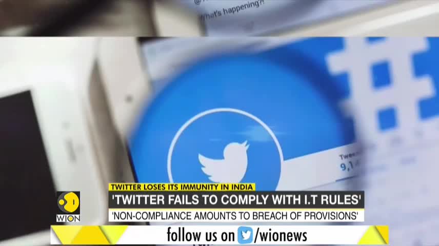 Twitter loses immunity in India for violating IT rules.