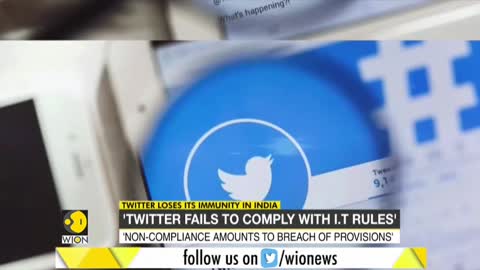 Twitter loses immunity in India for violating IT rules.