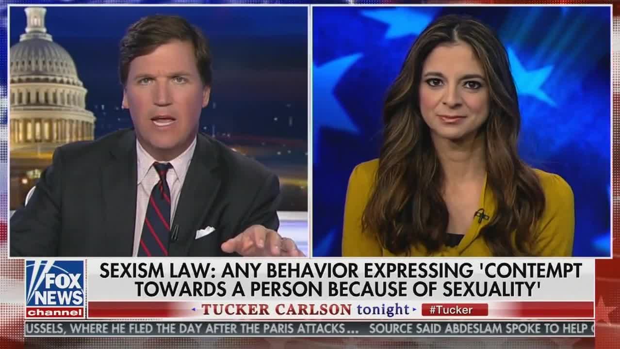 Tucker Guest Cathy Areu: ‘Women Cannot Be Sexist’