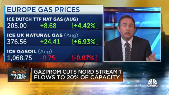 Gazprom cuts Nord Stream 1 flows to 20_ of capacity